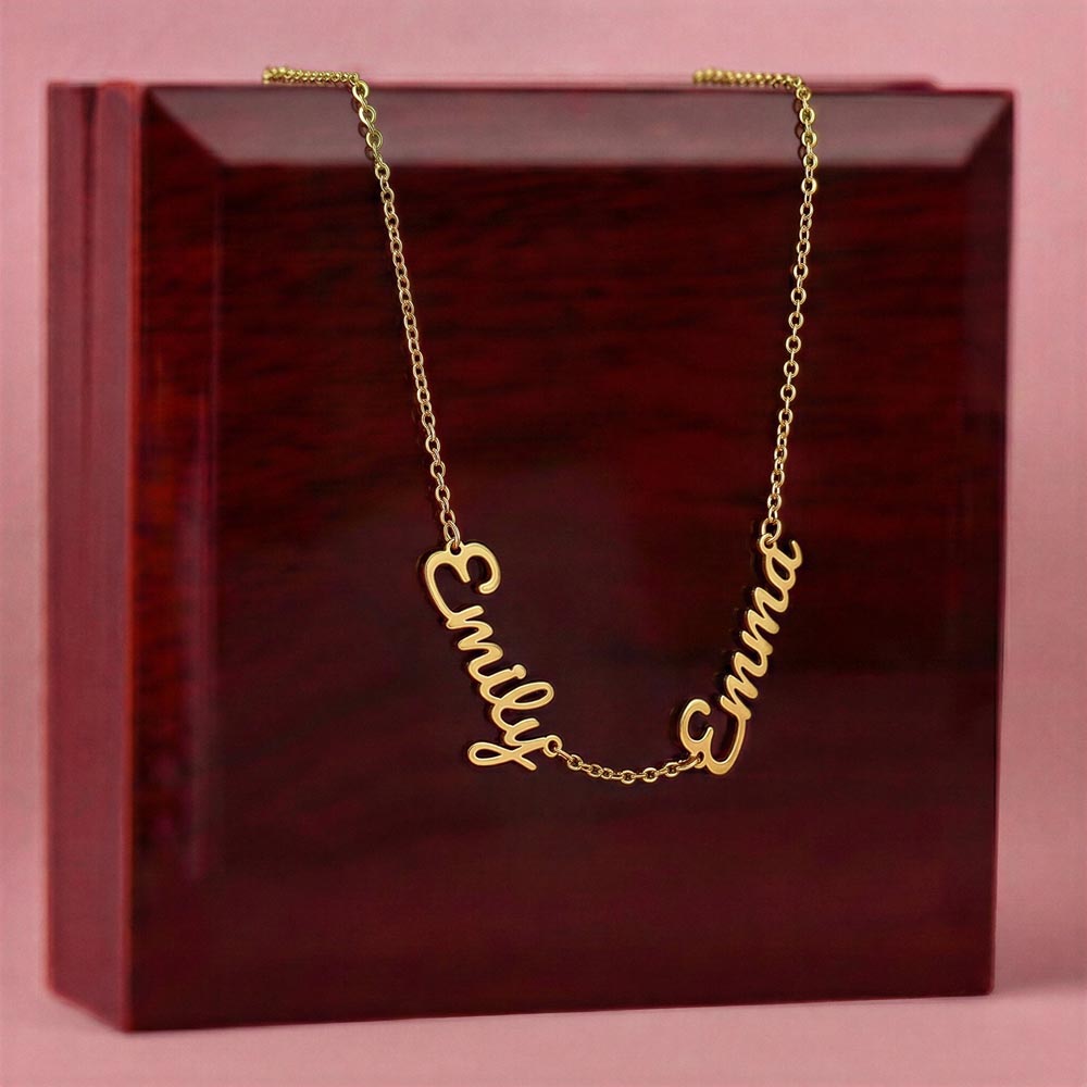 Custom Multiple Name Necklace