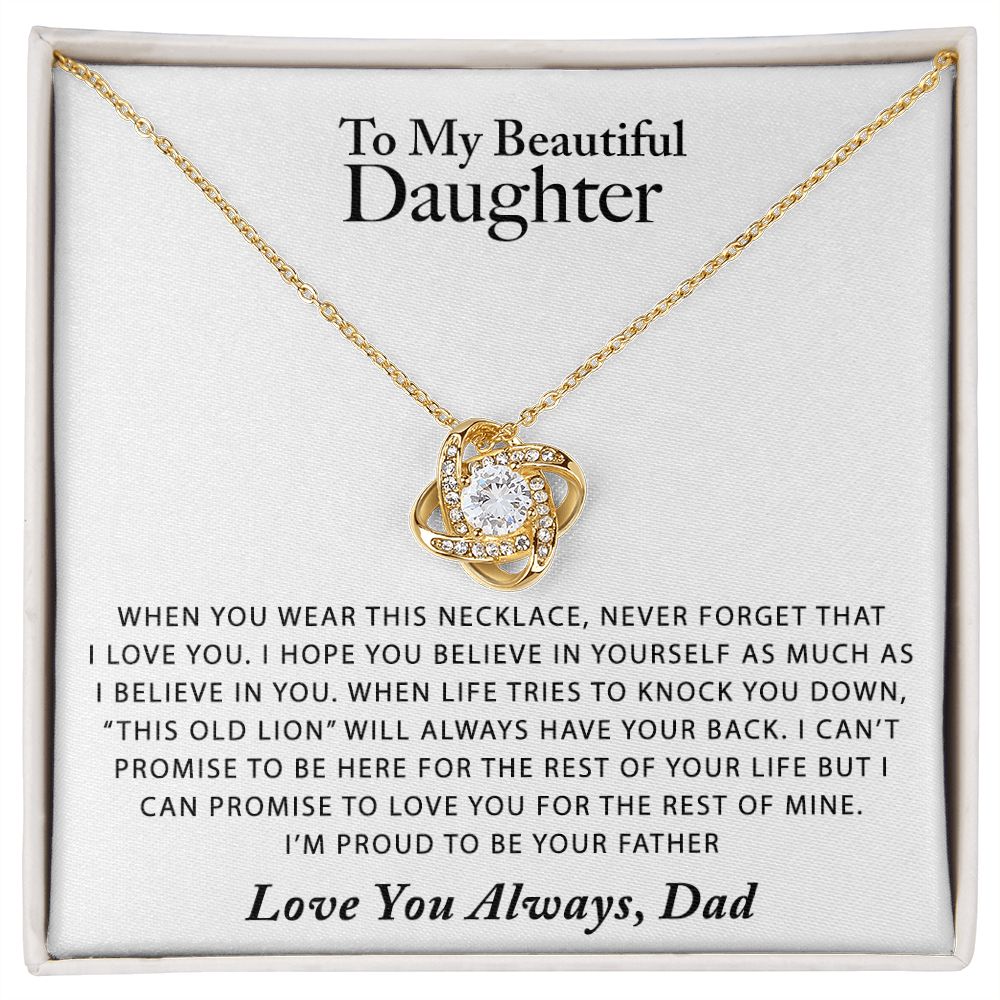 To My Beautiful Daughter, I'm Proud To Be Your Father