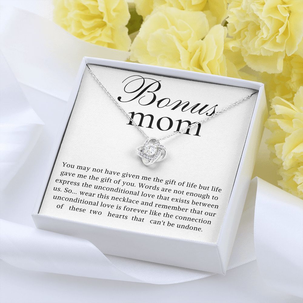 Bonus Mom - Heart - Love Necklace