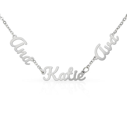 Custom Multiple Name Necklace