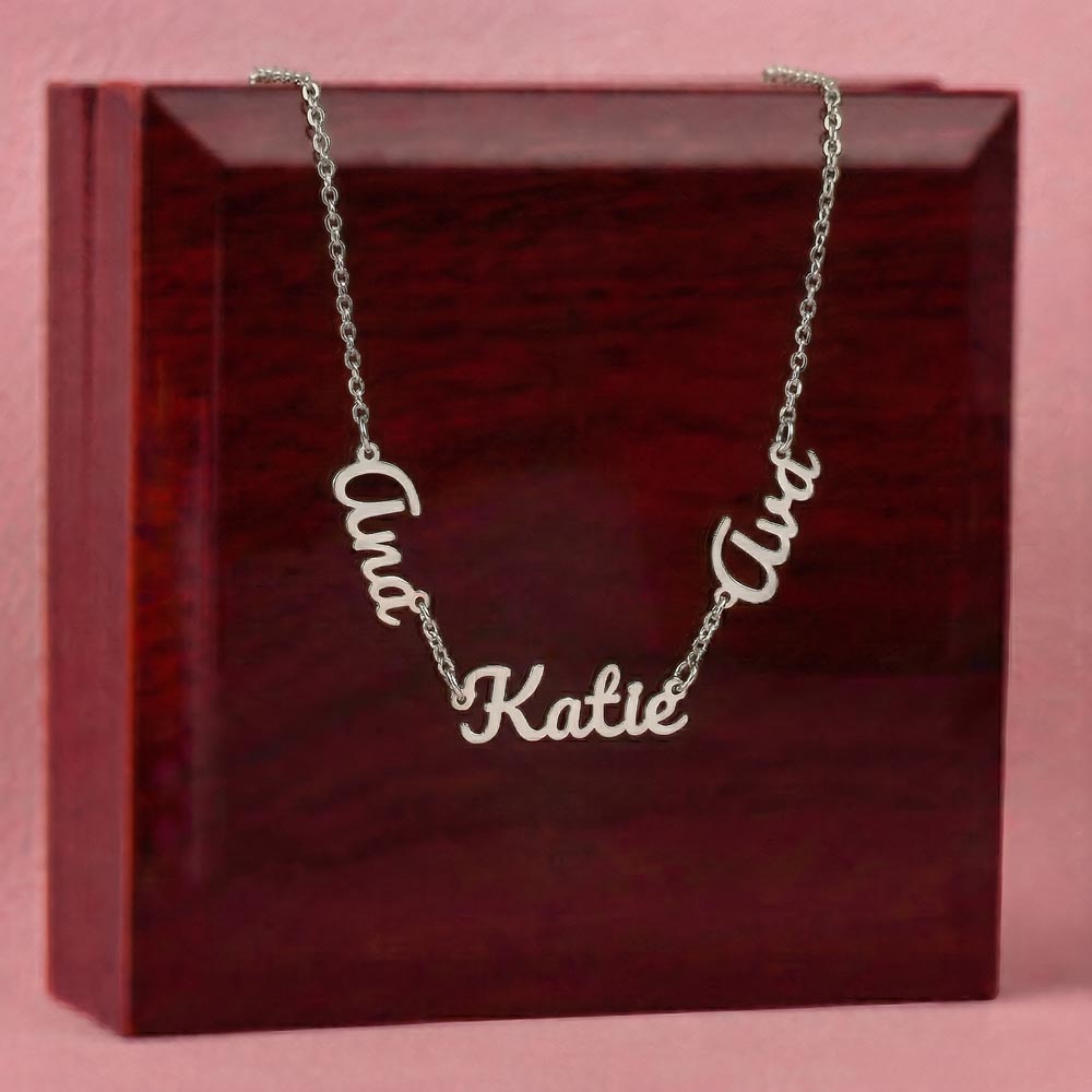Custom Multiple Name Necklace