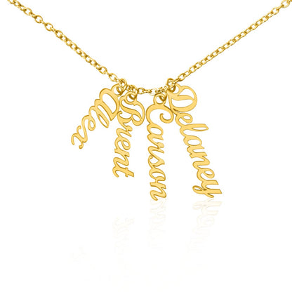 Personalized Vertical Name Necklace