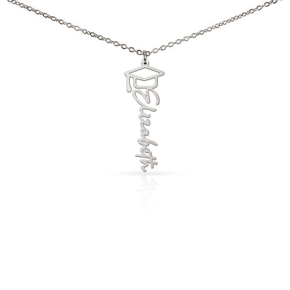 Personalized Graduation Cap Necklace