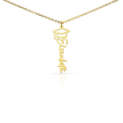 Personalized Graduation Cap Necklace
