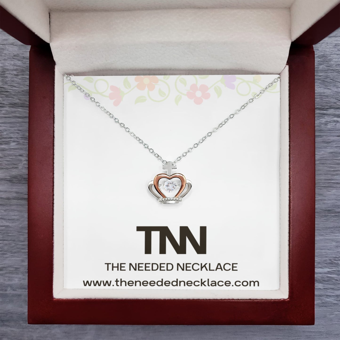 Crown Pendant Necklace