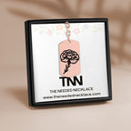 Birth Flower Tag Keychain