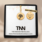 Birth Flower Coin Keychain