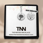 Birth Flower Coin Keychain
