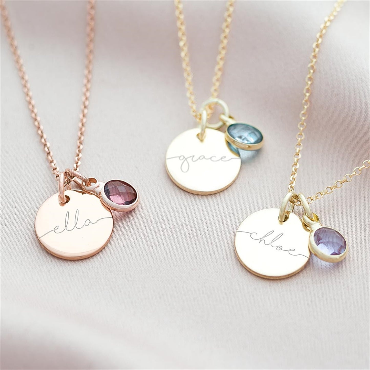 Birthstone Personalized Necklace