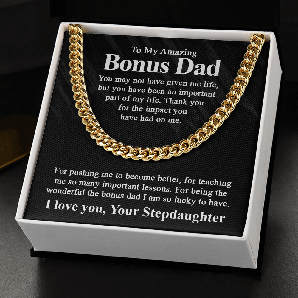 To My Amazing Bonus Dad