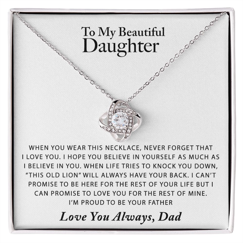 To My Beautiful Daughter, I'm Proud To Be Your Father