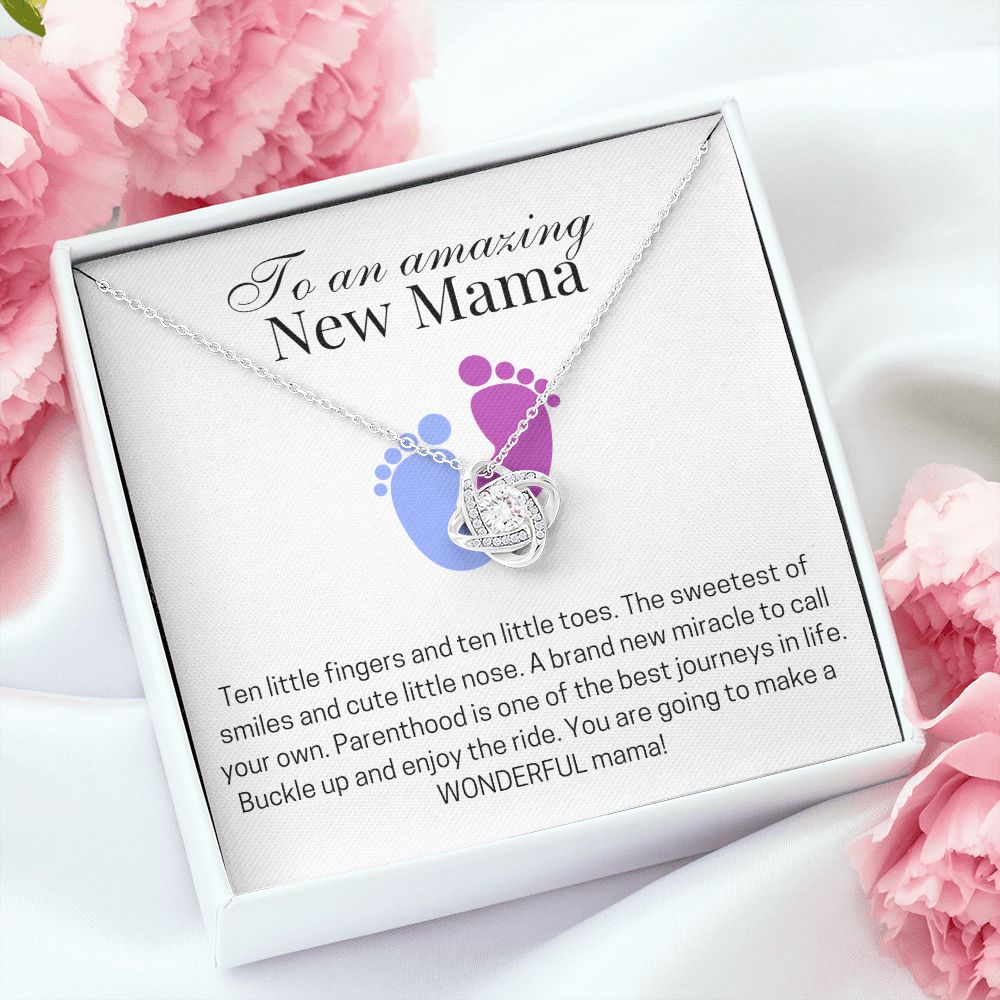 To An Amazing New Mama - Sweetest Smile - Love Necklace