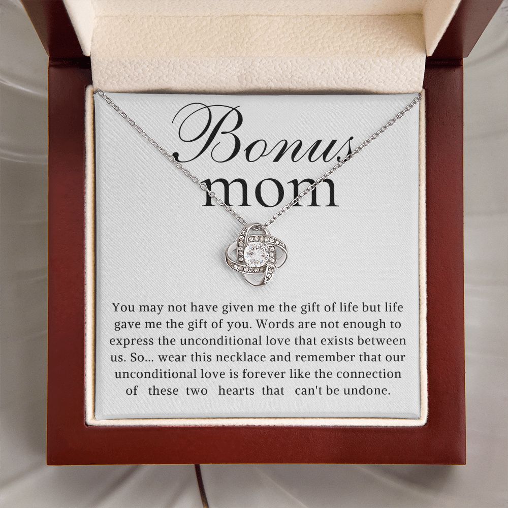 Bonus Mom - Heart - Love Necklace